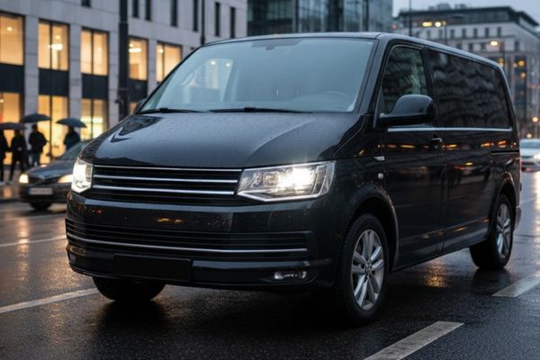 T5 Scheinwerfer an Auto